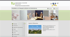 Desktop Screenshot of blindheit-sehen-wahrnehmung.de